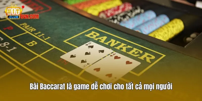Bài Baccarat Hitclub - Dễ Chơi, Thưởng Cao Cho Cược Thủ 2 Bài Baccarat là game dễ chơi cho tất cả mọi người