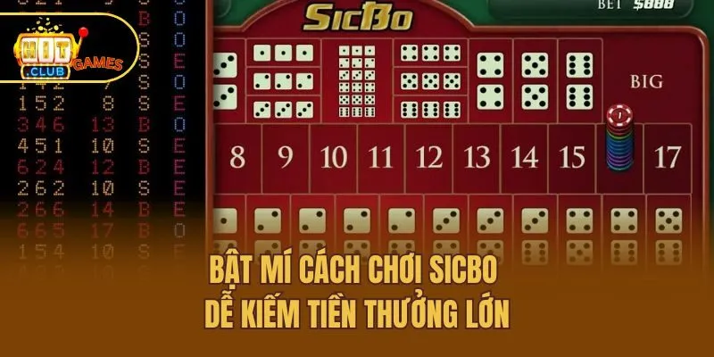 Bật mí cách chơi Sicbo dễ kiếm tiền thưởng lớn