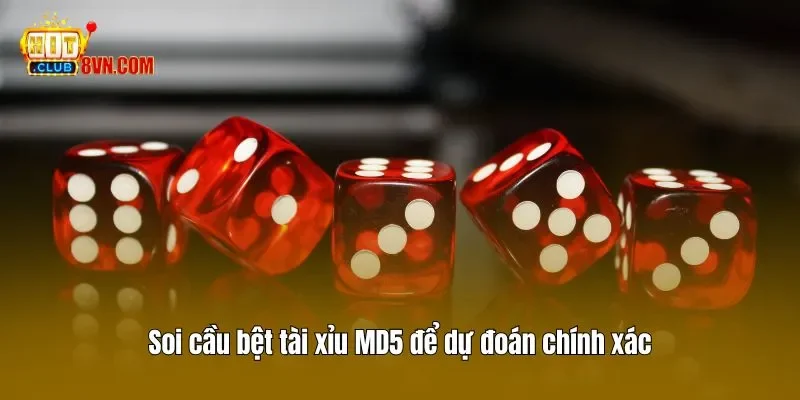 Soi cầu bệt tài xỉu MD5 để dự đoán chính xác
